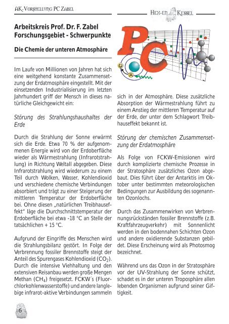 Hexen-Kessel WS 2007-2008 - Fachschaft Chemie - Universität ...