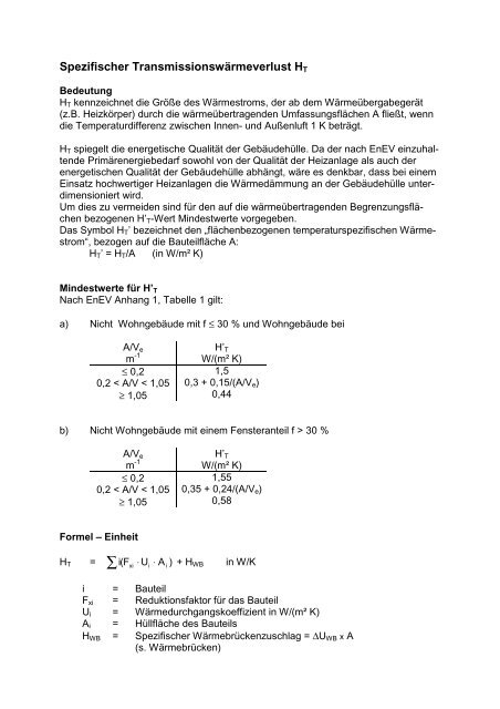 Warmeverlust Berechnen
