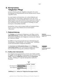 Modul G - Tätigkeiten Pflege - Stationsmanagement