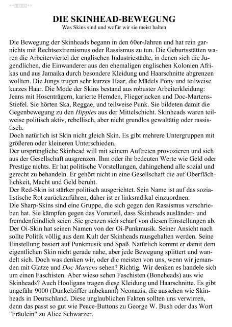 NACKT Ausgabe#2, März 2006 - Schwalmgymnasium Treysa