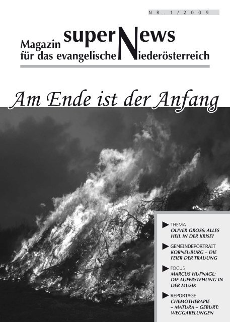 Am Ende ist der Anfang - Evangelischen Kirche in Niederösterreich