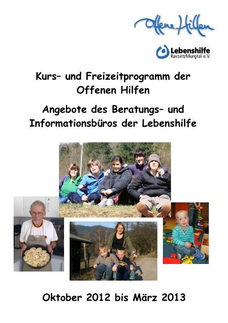 Kurs– und Freizeitprogramm der Offenen Hilfen Angebote des ...