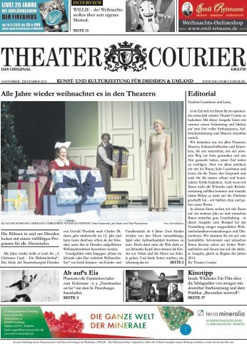 TheaterCourier - Ausgabe 6 - 02. November 2013
