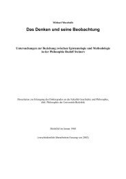 Das Denken und seine Beobachtung - Studien zur Anthroposophie