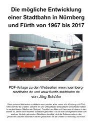 Die mögliche Entwicklung einer Stadtbahn in Nürnberg und Fürth ...