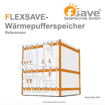 FLEXSAVE- Wärmepufferspeicher - FSAVE Solartechnik GmbH
