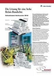 Produktprofil Reihenklemmen- Interfacerelais 700-HL