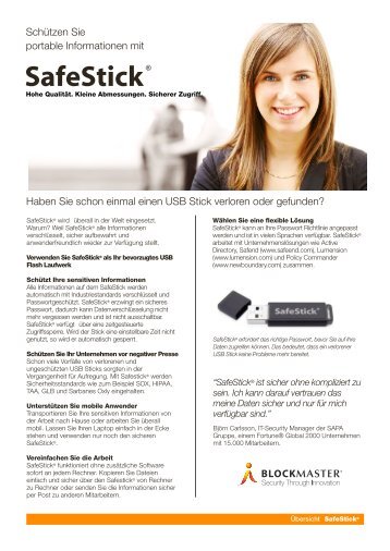 SafeStick - Markus Speckmeier IT-Consulting