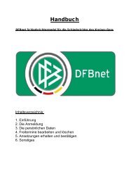 Handbuch DFBnet für Schiedsdrichter - geraer-fussball.de