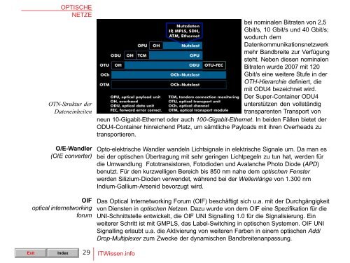 OPTISCHE NETZE ITWissen.info 1