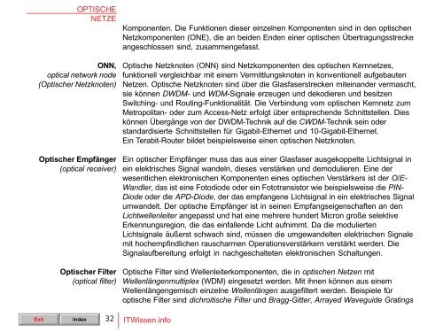 OPTISCHE NETZE ITWissen.info 1