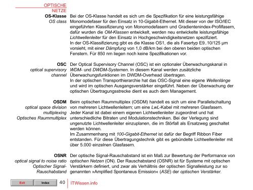 OPTISCHE NETZE ITWissen.info 1