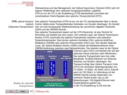 OPTISCHE NETZE ITWissen.info 1