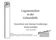 Lageanomalien in der Geburtshilfe - sTs-net.de