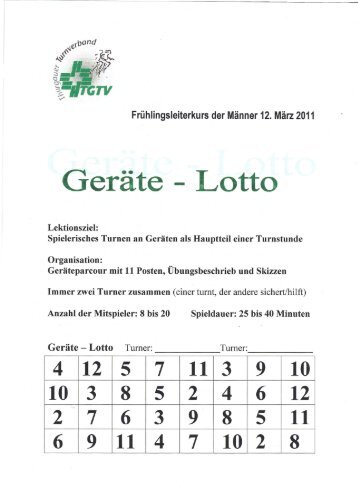 Geräte - Lotto