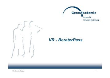 VR - BeraterPass - GenoAkademie