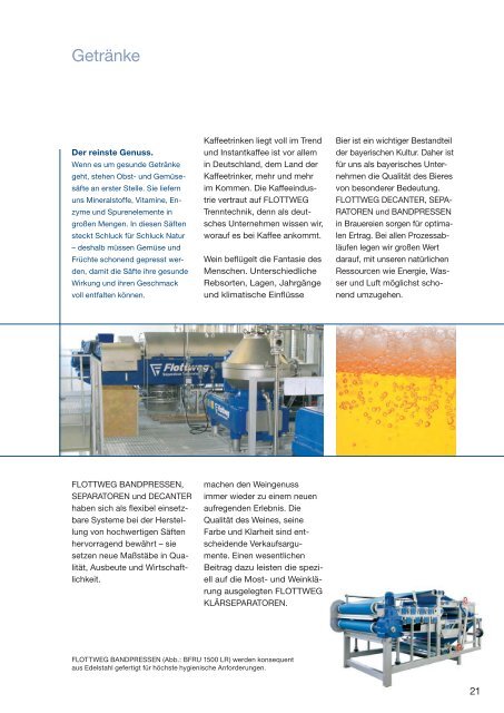 Flottweg - Ihr Industriezentrifugen Produzent