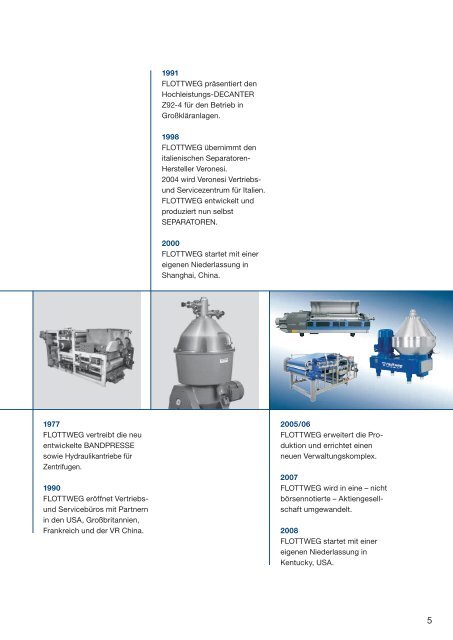 Flottweg - Ihr Industriezentrifugen Produzent