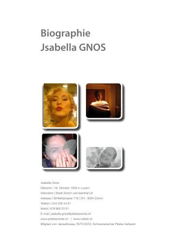 Biographie Jsabella GNOS