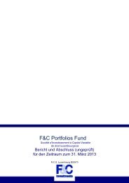 F&C Portfolios Fund - www.carnegie-fund-services.ch.