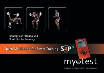 Brochure S4P FR prod 09 - Myotest Deutschland