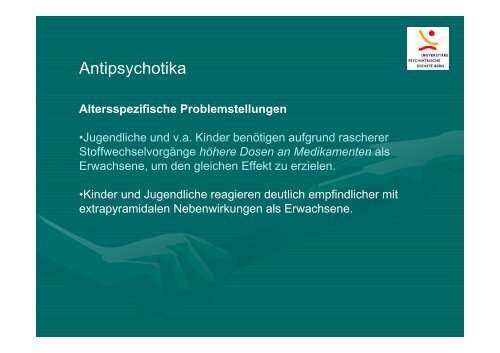 Psychosen im Kindes- und Jugendalter Verlauf, Therapie und ...