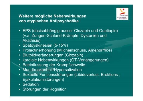 Psychosen im Kindes- und Jugendalter Verlauf, Therapie und ...