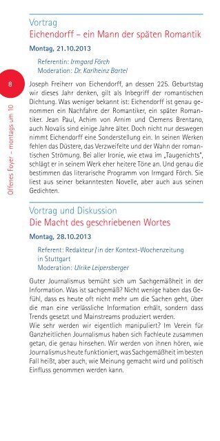 Programm 2/2013 Download (PDF 744 KB) - treffpunkt 50plus