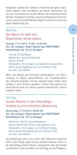 Programm 2/2013 Download (PDF 744 KB) - treffpunkt 50plus