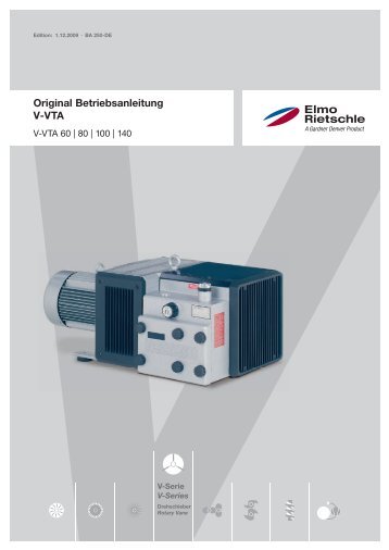 Original Betriebsanleitung V-VTA - Elmo Rietschle