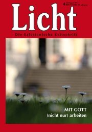 MIT GOTT (nicht nur) arbeiten - LICHT