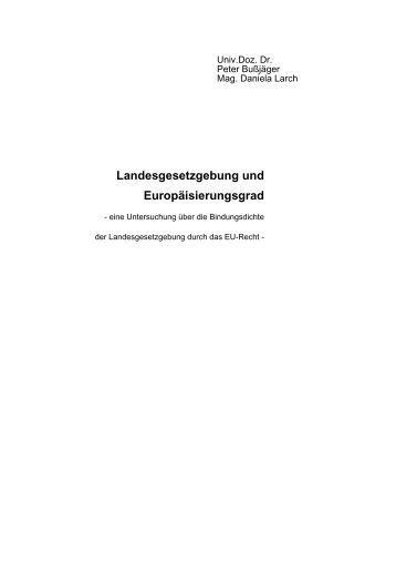 PDF-Download - Institut für Föderalismus