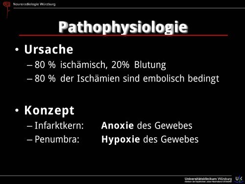 Schlaganfall - Abteilung für Neuroradiologie