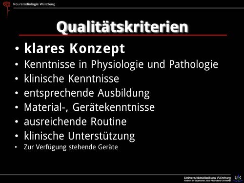 Schlaganfall - Abteilung für Neuroradiologie