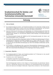Satzung - Fachbereich 2 der TU Darmstadt