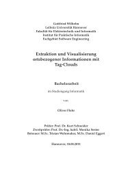 Extraktion und Visualisierung ortsbezogener Informationen mit Tag ...