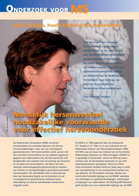 Rondom MS 30.pdf - Stichting MS Research