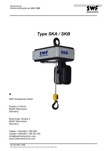 Type SKA / SKB