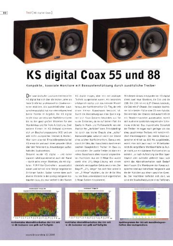 KS digital Coax 55 und 88