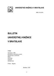 2/2006 - Univerzitná knižnica v Bratislave