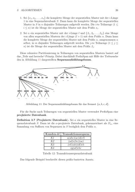 Data Mining von Sequenzdaten - Fachgebiet Datenbanken und ...