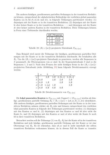 Data Mining von Sequenzdaten - Fachgebiet Datenbanken und ...