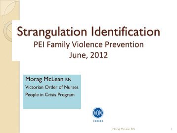 Strangulation Identification