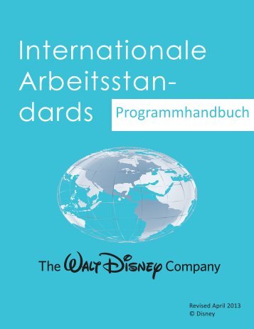 Internationale Arbeitsstan- - The Walt Disney Company