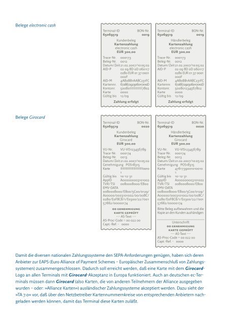 fachdokumentation - REA Card