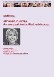 Europäische Partnerschaften in der Altenarbeit (Susanne Müller)