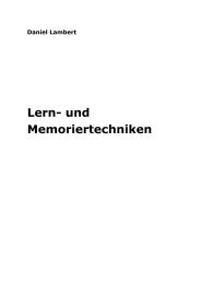 Lern- und Memoriertechniken