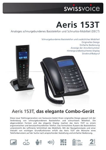 Aeris 153T - Swissvoice.net