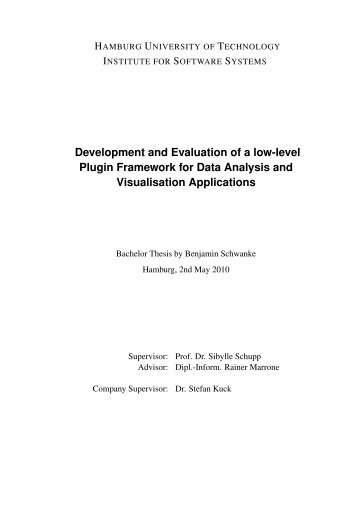 Development and evaluation of a low-level plugin ... - OpenJEVis