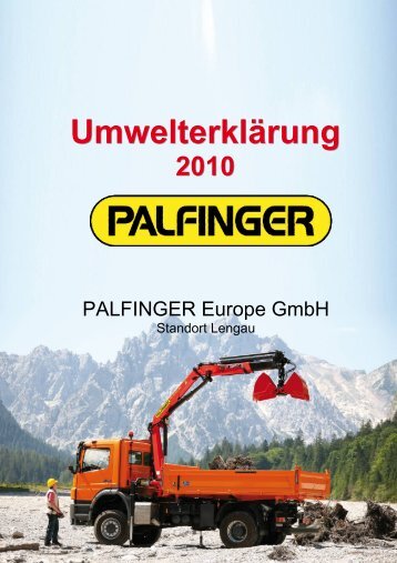 Umwelterklärung 2010 - PALFINGER